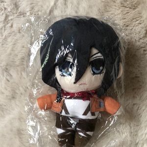 Attack on titan mikasa ackerman plushie